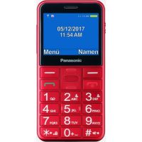 Мобильный телефон Panasonic TU150 красный моноблок 2Sim 2.4; 240x320 0.3Mpix GSM900/1800 MP3 FM microSDHC max32Gb