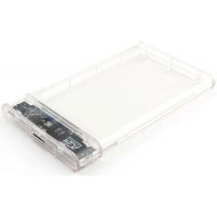 Внешний корпус для HDD/SSD AgeStar 3UB2P4C SATA пластик Прозрачный 2.5;