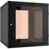 Шкаф коммутационный C3 Solutions WALLBOX LIGHT (NT176965) настенный 9U 600x350мм пер.дв.стекл несъемн.бок.пан. направл.под закл.гайки 60кг черный 300мм 15кг 475мм IP20 сталь