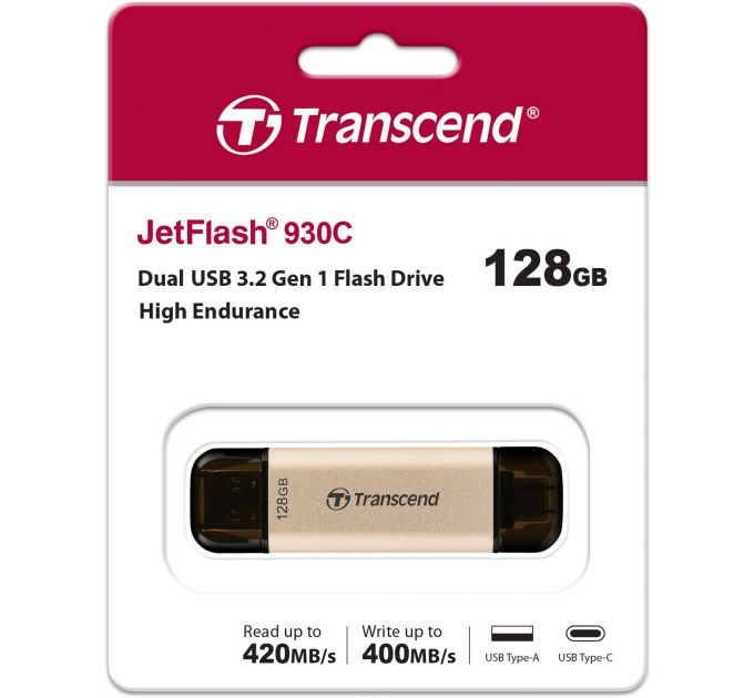 Флеш-накопитель Transcend JetFlash 930C (TS128GJF930C)