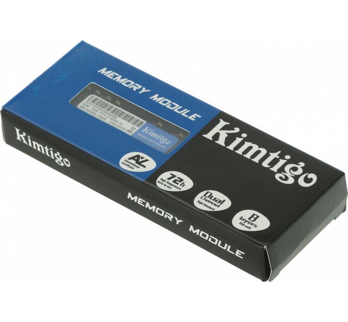 Память DDR4 4Gb 2666MHz Kimtigo KMKS4G8582666 RTL PC4-21300 CL19 SO-DIMM 260-pin 1.2В single rank