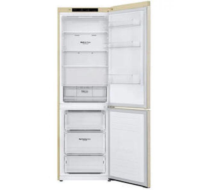 Холодильник с морозильником LG GC-B459SECL бежевый