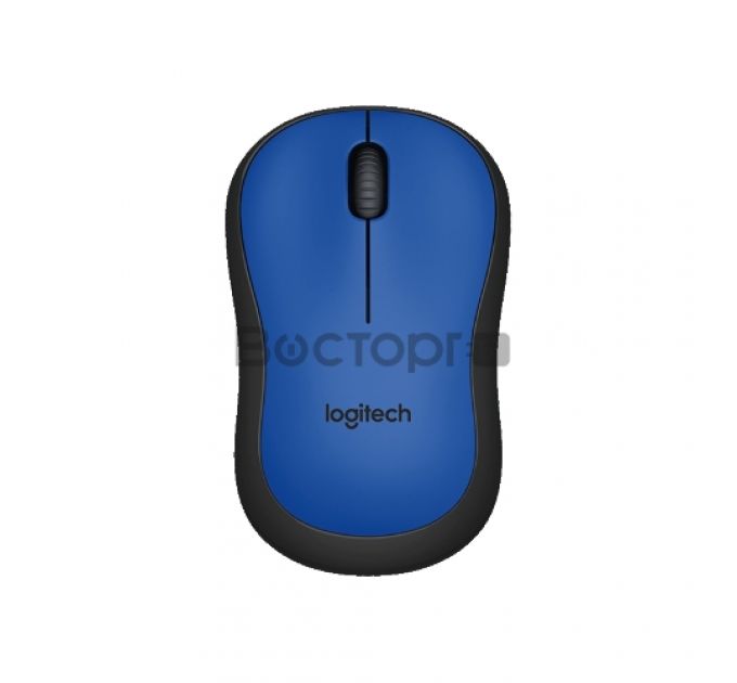 Мышь Logitech M220 Silent синий оптическая (1000dpi) беспроводная USB (2but)