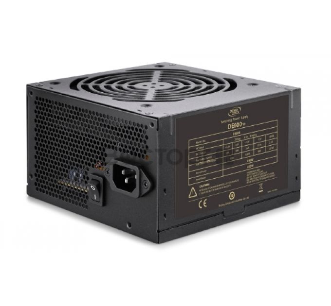 Блок питания ATX Deepcool Explorer DE600 600W, PWM 120mm fan, black, RET