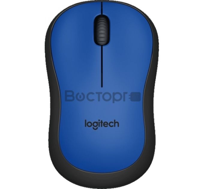 Мышь Logitech M220 Silent синий оптическая (1000dpi) беспроводная USB (2but)