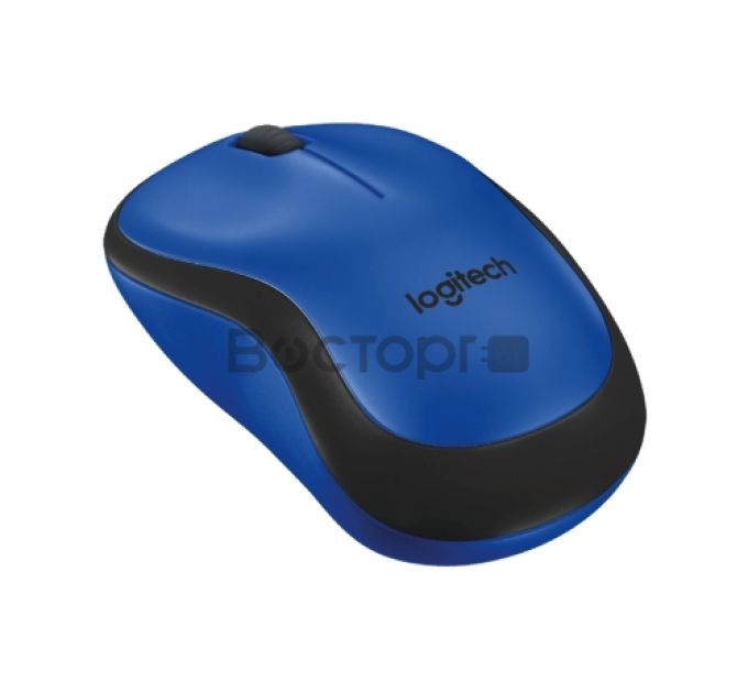 Мышь Logitech M220 Silent синий оптическая (1000dpi) беспроводная USB (2but)