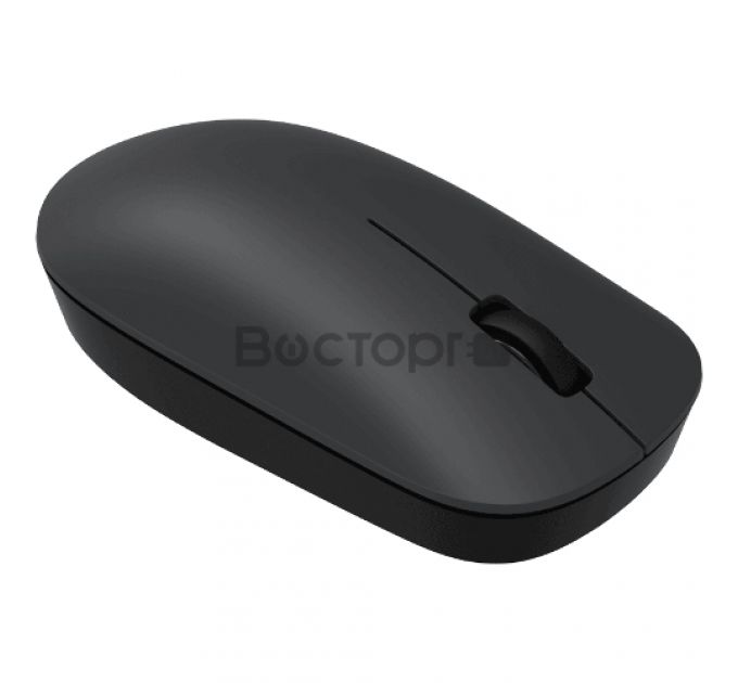 Мышь Xiaomi Wireless Mouse Lite черный оптическая (1000dpi) беспроводная USB для ноутбука (2but)