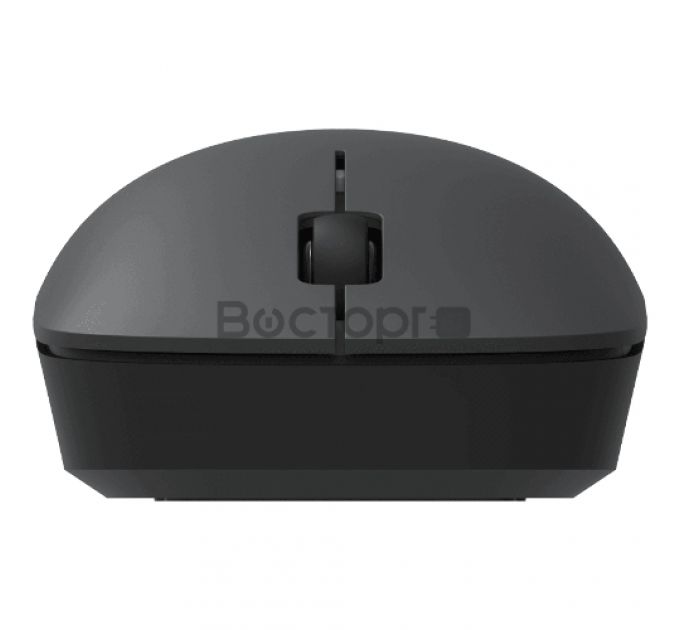 Мышь Xiaomi Wireless Mouse Lite черный оптическая (1000dpi) беспроводная USB для ноутбука (2but)