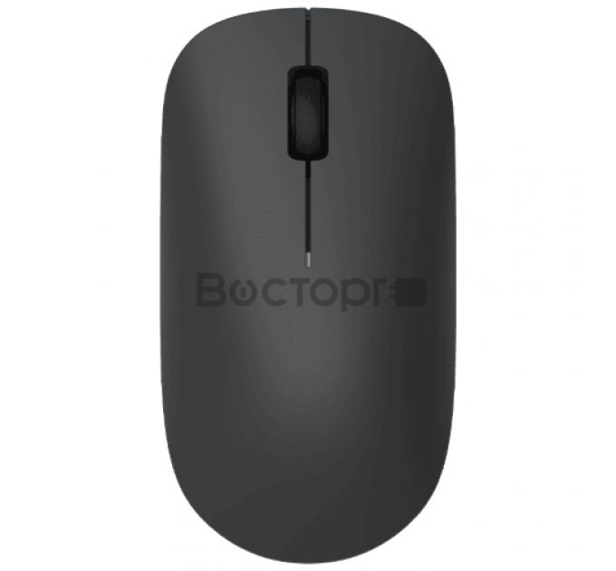 Мышь Xiaomi Wireless Mouse Lite черный оптическая (1000dpi) беспроводная USB для ноутбука (2but)