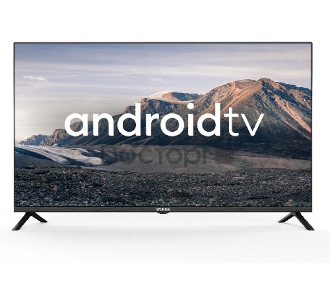 Телевизор LED Hyundai 40" H-LED40BS5002 Android TV Frameless черный FULL HD 60Hz DVB-T2 DVB-C DVB-S DVB-S2 USB WiFi Smart TV