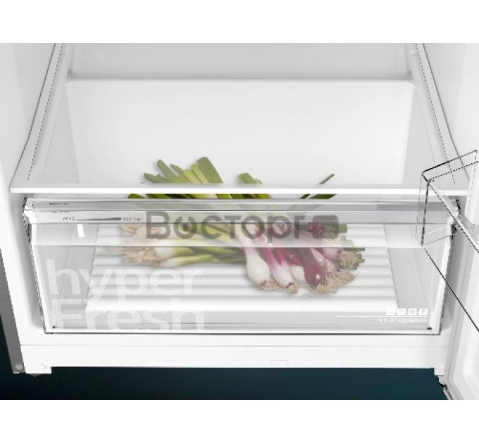 Отдельностоящий холодильник с морозильной камерой сверху SIEMENS KD55NNL20M iQ300