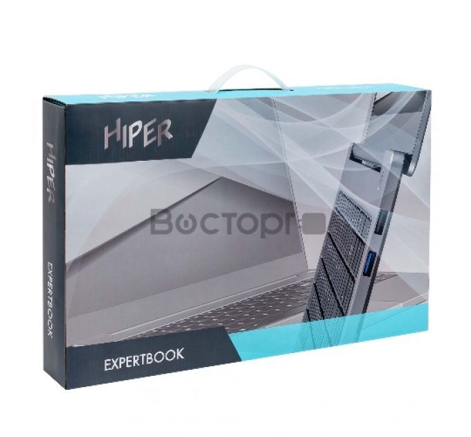 Ноутбук 15.6'' IPS FHD Hiper Expertbook MTL1577 silver (AMD Ryzen 7 5800U/8Gb/256Gb SSD/noDVD/VGA int/W10) (C53QHH0A)