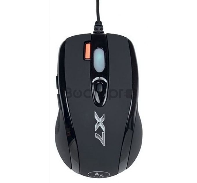 Мышь A4Tech X-718BK (черный) USB, 6+1 кл.-кн., 3200 dpi,проводная