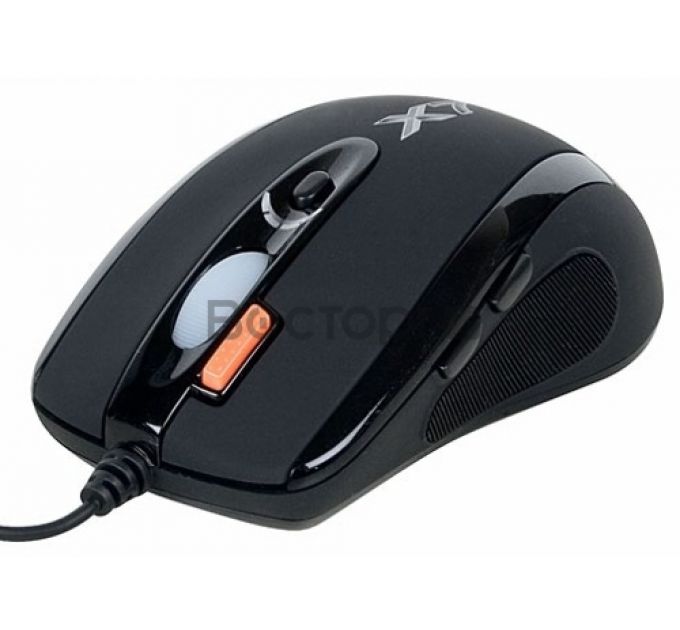 Мышь A4Tech X-718BK (черный) USB, 6+1 кл.-кн., 3200 dpi,проводная