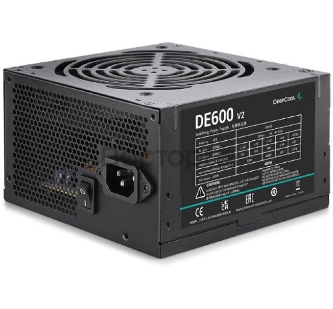 Блок питания ATX Deepcool Explorer DE600 600W, PWM 120mm fan, black, RET