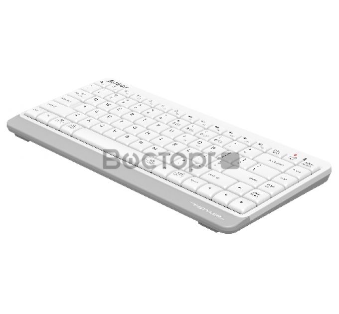 Клавиатура A4Tech Fstyler FBK11 белый/серый USB беспроводная BT/Radio slim