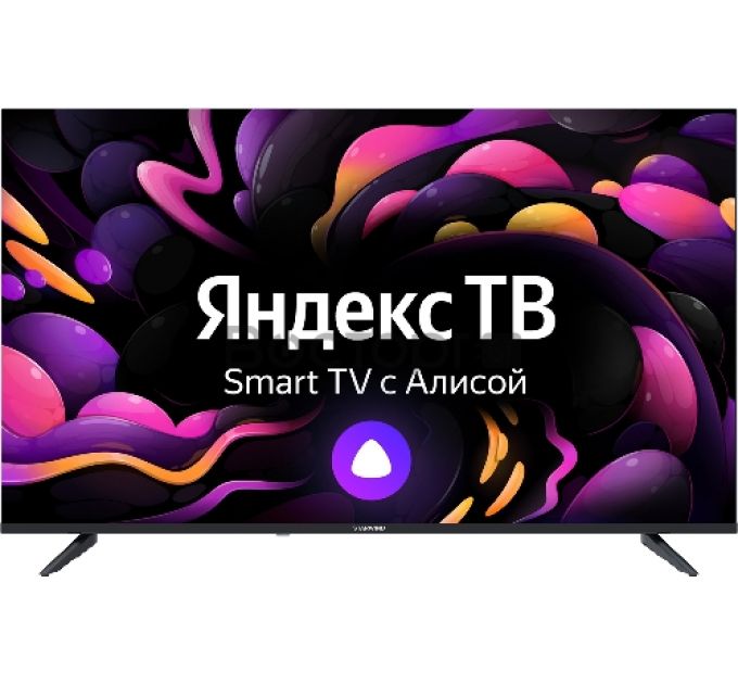Телевизор LED Starwind 43" SW-LED43UG403 Яндекс.ТВ Frameless черный 4K Ultra HD 60Hz DVB-T DVB-T2 DVB-C DVB-S DVB-S2 USB WiFi Smart TV