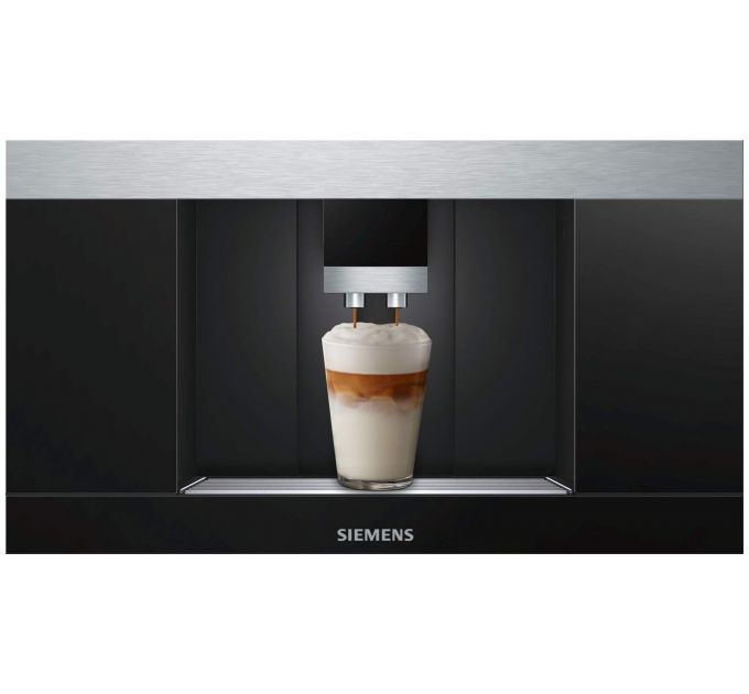 Встраиваемая кофемашина Siemens CT636LES1 Black