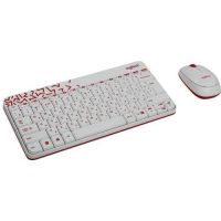 Клавиатура и мышь Wireless Logitech Combo MK240 920-008212 white, USB, OEM