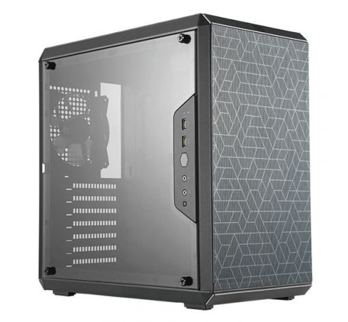 Корпус ATX Cooler Master MasterBox Q500L черный, без БП, 1x120 fan, 2хUSB3.0, audio