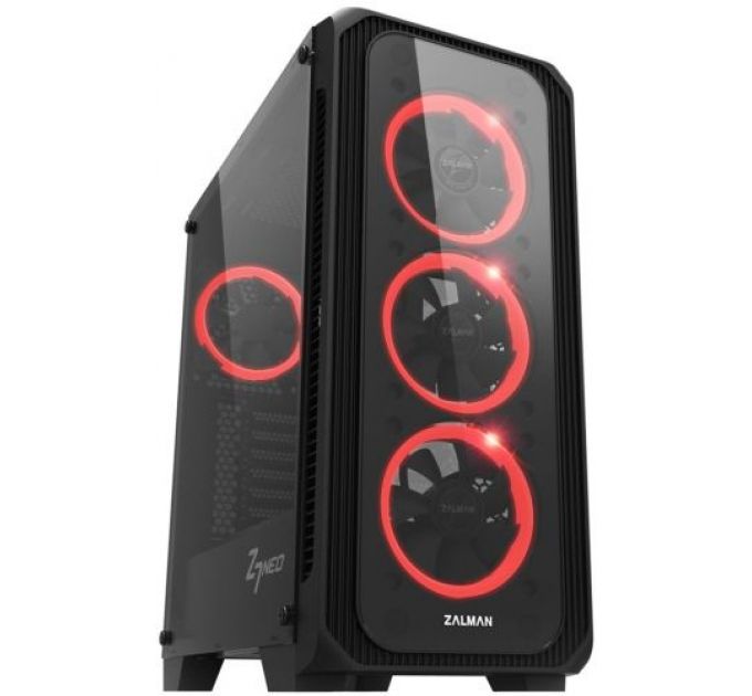 Корпус ATX Zalman Z7 NEO черный, без БП, 2xUSB 2.0, USB 3.0, Audio