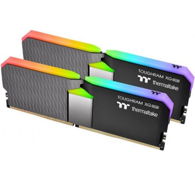 Модуль памяти DDR4 16GB (2*8GB) Thermaltake R016D408GX2-4400C19A TOUGHRAM XG RGB PC4-35200 4400MHz CL19 радиатор 1.45V RTL