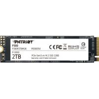 Накопитель SSD M.2 Patriot P300P2TBM28 2.0TB, PCI-E 3.0 x4, up to 2100/1650MBs, 290000 IOPs, 3D TLC, SMI2263XT, TBW 320TB, 22х80mm