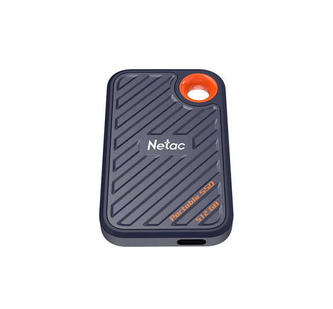 Внешний твердотельный накопитель Netac ZX20 USB 3.2 Gen 2 Type-C External SSD 512GB, R/W up to 2000MB/1800MB/s, with USB C to A cable and 20Gbps USB C to C cable