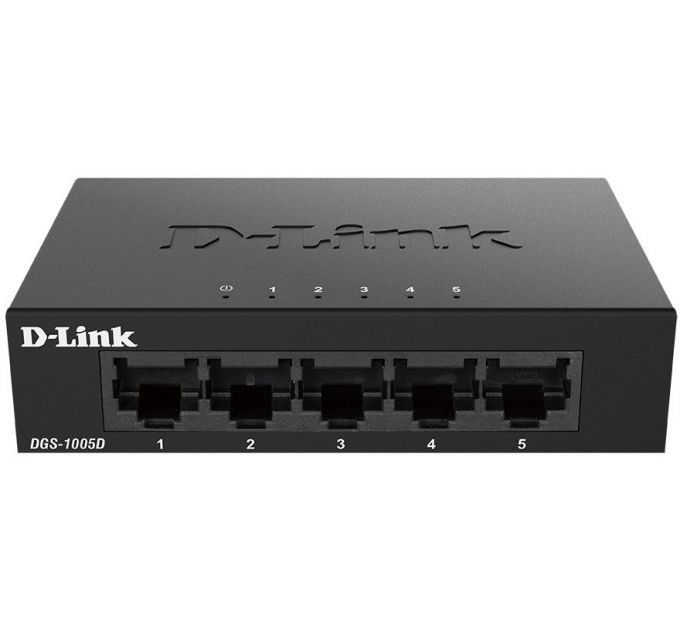 Коммутатор D-Link DGS-1005D/J2A 5G неуправляемый