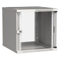 Шкаф коммутационный ITK Linea WE (LWE3-12U66-GF) 12U 600x600мм пер.дв.стекл 50кг серый 550мм 200град. 585мм IP20