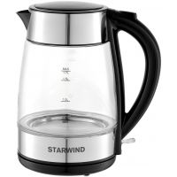 Чайник электрический StarWind SKG3026 Black/Silver