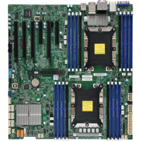 Материнская плата Supermicro Motherboard 2xCPU X11DAi-N 2nd Gen Xeon Scalable 205W/16xDIMM/10xSATA3/C621 RAID0/1/5/10/2xGbE/4xPCIex16,2xPCIex8/M.2/12;x13;(Bulk) (MBD-X11DAI-N-B)