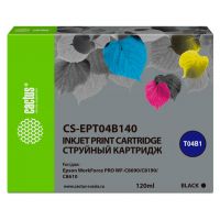 Картридж струйный Cactus CS-EPT04B140 T04B1 черный (120мл) для Epson WorkForce Pro WF-C8190, WF-C8690