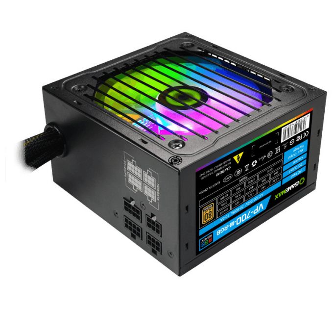 Блок питания компьютера GAMEMAX VP-700-RGB-MODULAR