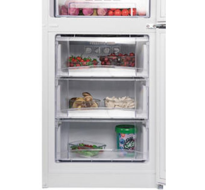 Холодильник с морозильником Nordfrost NRB 132 W белый