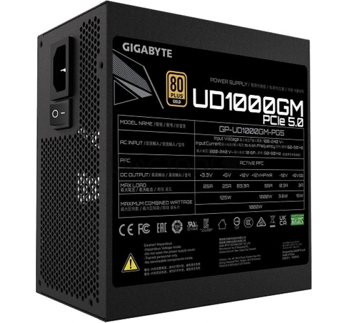 Блок питания Gigabyte UD1000GM PG5 GP-UD1000GM PG5 (1000 Вт)