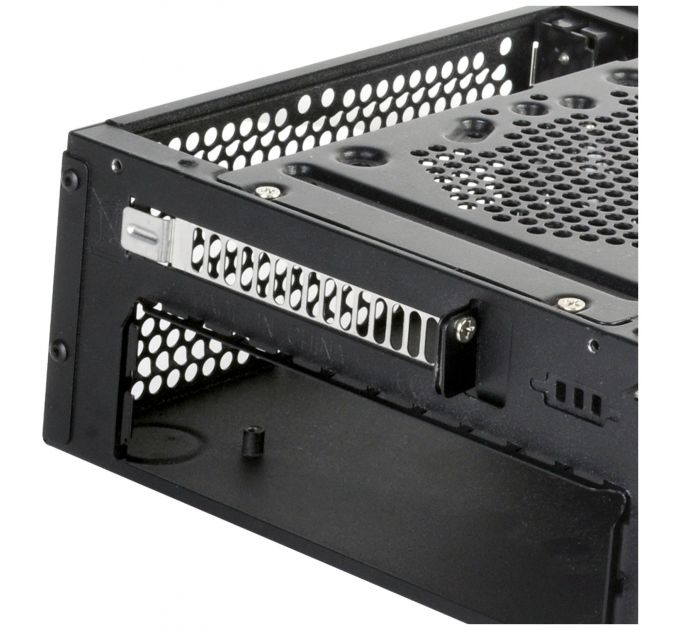 Корпус mini-ITX SilverStone SST-ML06B черный, без БП, 2хUSB 3.0, Audio