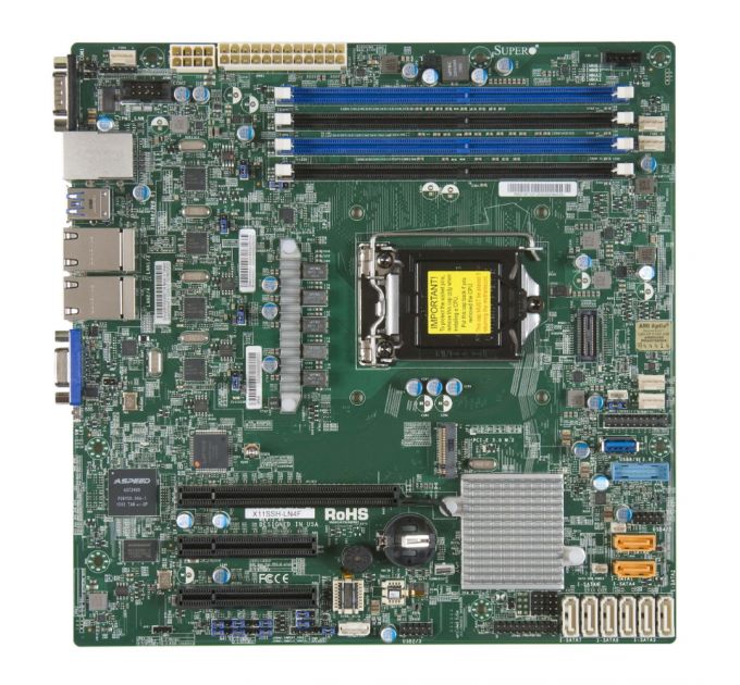 Материнская плата Supermicro (MBD-X11SSH-LN4F-B)