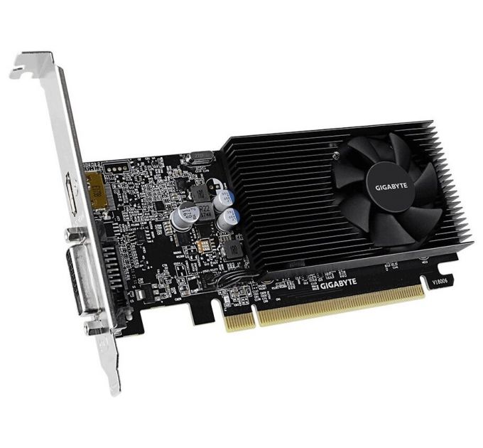 Видеокарта GIGABYTE GeForce GT 1030 Low Profile D4 2G (GV-N1030D4-2GL), Retail