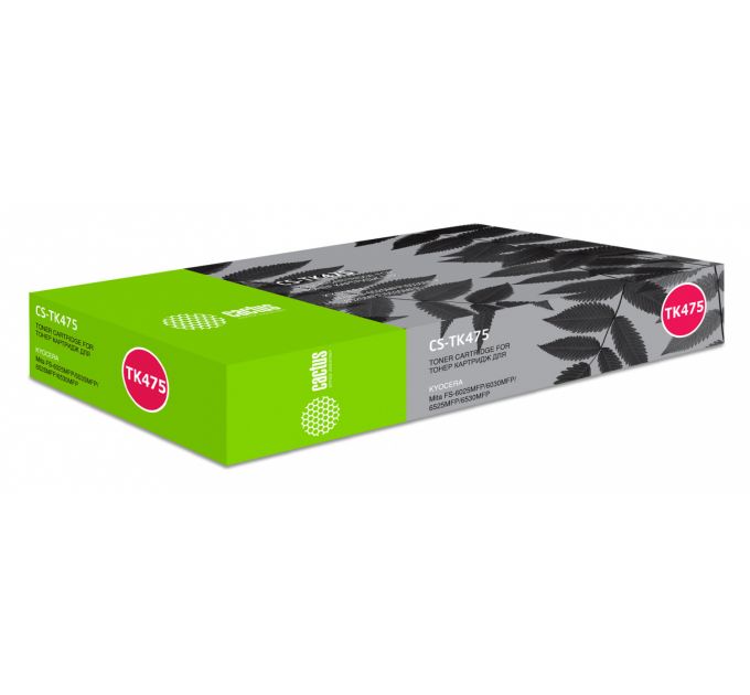 Картридж лазерный Cactus CS-TK475 черный (15000стр.) для Kyocera FS-6025/B/6030