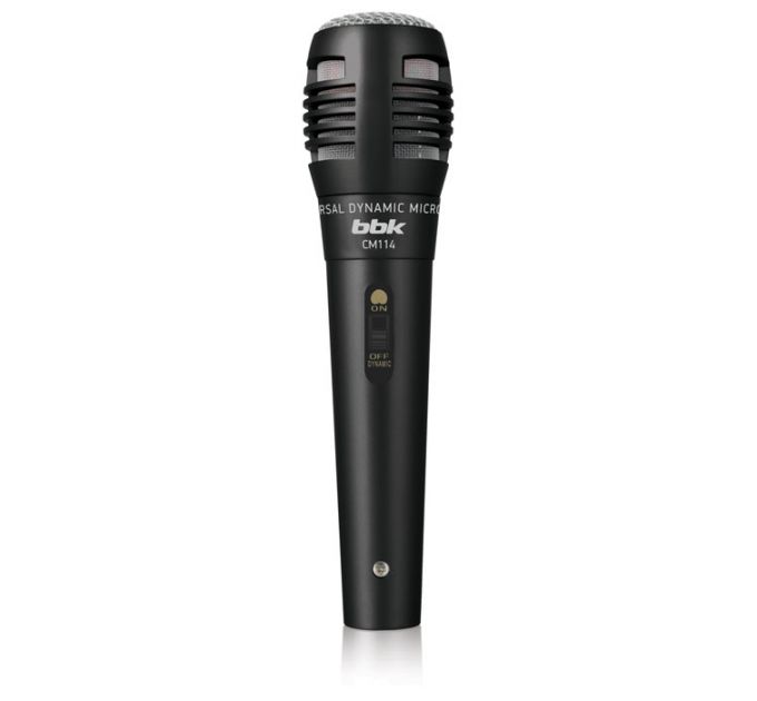Микрофон проводной BBK CM114 2.5м черный