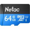 Флеш карта microSDXC 64Gb Class10 Netac NT02P500STN-064G-S P500 w/o adapter