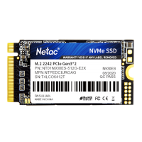 Ssd накопитель Netac SSD N930ES PCIe 3 x2 M.2 2242 NVMe 3D NAND 512GB, R/W up to 1650/1500MB/s, 3y wty (NT01N930ES-512G-E2X)