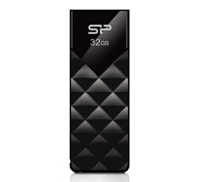 Флеш Диск Silicon Power 32Gb Ultima U03 SP032GBUF2U03V1K USB2.0 черный