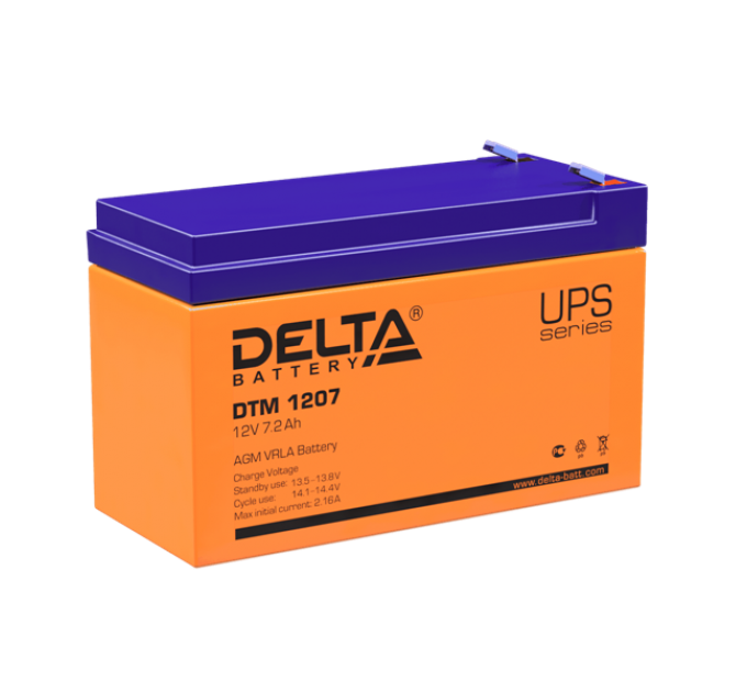 Delta Аккумуляторная батарея DTM 1207 (12V/7.2Ah) (DTM 1207)
