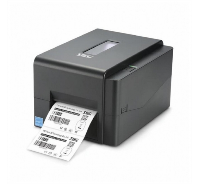 Принтер этикеток TSC TT TE200 U серый, в комплекте с риббоном (same 99-065A101-R0LF00), USB, 4;, 203 dpi (99-065A101-R0LF05)