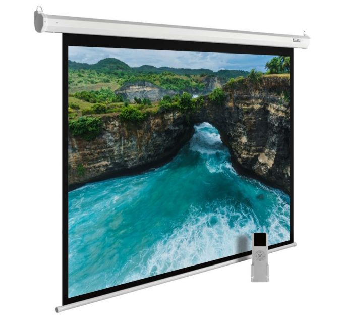 Экран Cactus 150x200см MotoExpert CS-PSME-200x150-WT 43 настенно-потолочный рулонный белый (моторизованный привод)