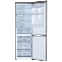 Холодильник с морозильником Samsung RB33A3440SA/WT серебристый