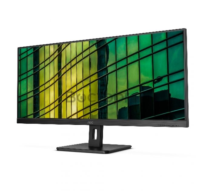 МОНИТОР 34" AOC U34E2M Black (VA, 3440x1440, 100Hz, 4 ms, 178°/178°, 300 cd/m, 20M:1, +2xHDMI 2.0, +DisplayPort 1.2)