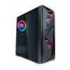 Корпус ATX 1STPLAYER FIREROSE F4 F4-3R1 черный, без БП, окно из закаленного стекла, 2*USB 2.0, USB 3.0, audio